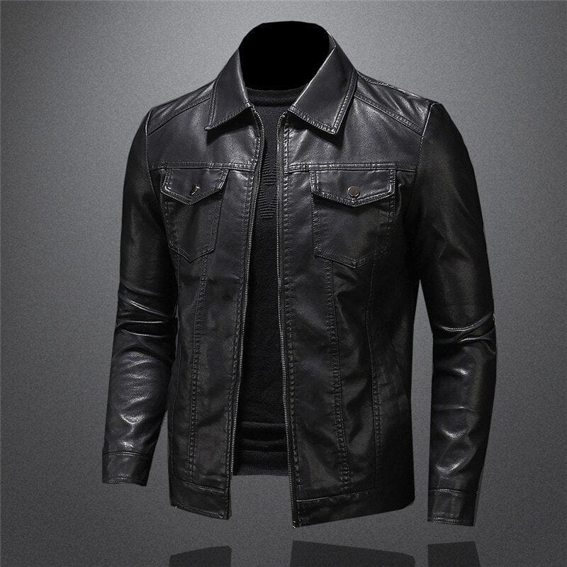 Men's Leather Jacket – Stylish, High-Quality Motorcycle Jacket